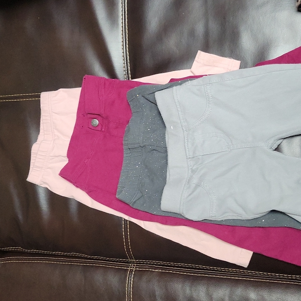 Four pairs of girls pants